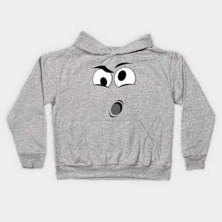 Funny Face Oh Kids Hoodie